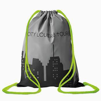 mochilas de cordones personalizada para hacer turismo